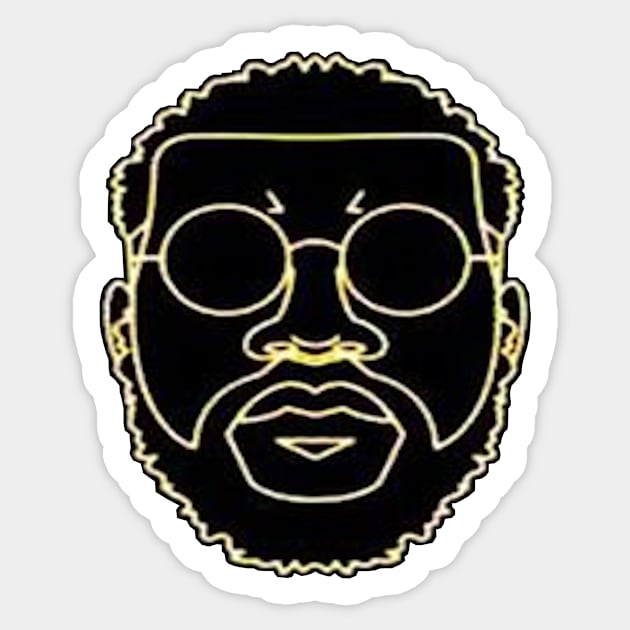 DAMSO LIFE - DEMS - DAMSO HEAD Sticker by euror-design